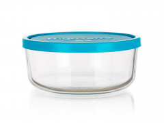 Pojemnik bormioli szklany frigo niebieski 900ml 