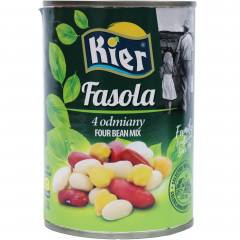 Fasolka 4 odmiany puszka 
