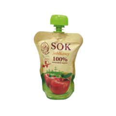 Sok 100% smaki ogrodu jabłkowy saszetka 200 ml 