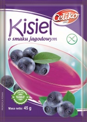 Kisiel o smaku jagodowym 