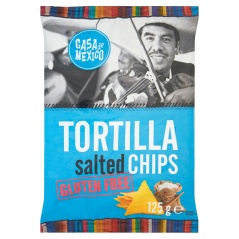 Chipsy tortilla naturalne bezglutenowe 