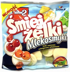 Nimm2 Śmiejżelki Mlekosmyki 90g