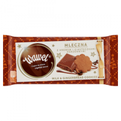 Wawel Czekolada Mleczna z kremem i ciasteczkami korzennymi 98g