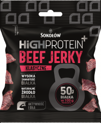 Beef Jerky klasyczne 25g High Protein+