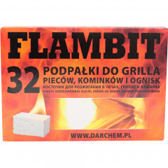 Podpałka biała 32 kostki 