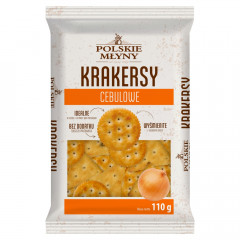 Krakersy polskie młyny cebulowe 110g 