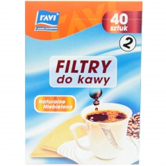 Filtry do kawy 2 / 40szt 