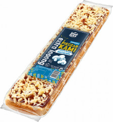 Zapiekanka extra looong z pieczarkami 