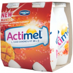 Mleko fermentowane actimel mango kurkuma 4*100g 
