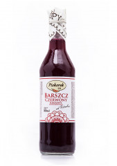 Barszcz piskorek czerwony kiszony niepasteryzowany 500ml 