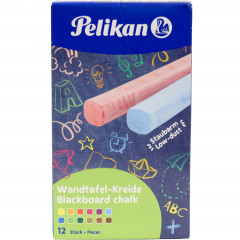 Pelikan Kreda niskopyląca kolor 12szt