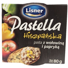 Pasta Pastella hiszpańska z wołowiną i papryką 