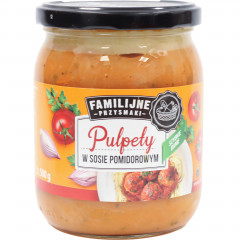 Pulpety Familijne Przysmaki w sosie pomidorowym 