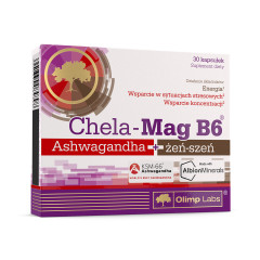 Chela-Mag B6 Ashwagandha + żeń-szeń