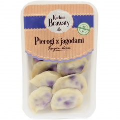 Pierogi z jagodami chłodzone 280g kuchnia brawaty 