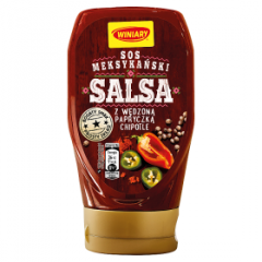 WINIARY Sos Meksykański Salsa z wędzoną papryczką chipotle 336 g