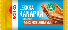 SONKO Lekkka kanapka z nadzieniem czekoladowym 30g