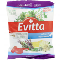 Cukierki Evitta ziołowe na gardło 