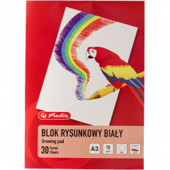Blok rysunkowy Herlitz a3 30k 70g/m2 biały 
