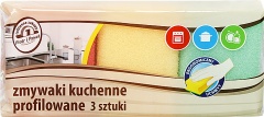 Zmywaki kuchenne profilowane Piotr i Paweł 3szt 