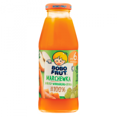 Bobo Frut 100% sok marchewka jabłko winogrona dynia po 6. miesiącu 300 ml