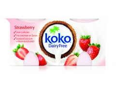 Krem bezmleczny Koko Dairy free truskawka 