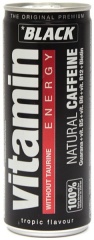Black Vitamin Energy Natural Caffeine napój energetyzujący 