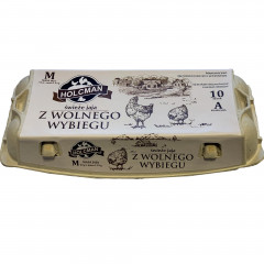 Jaja M 10 szt z wolnego wybiegu Holcman 