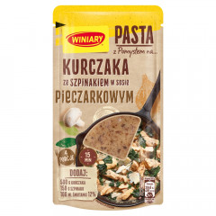 WINIARY Kurczak ze szpinakiem w sosie pieczarkowym 80g