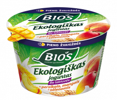 Jogurt bios eko brzoskwinia-mango 