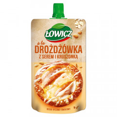 Deser Łowicz ryżowo-owocowy a'la drożdżówka z serem 