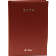 Kalendarz Herlitz dzienny szefa a5 bordo 2023 