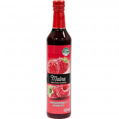 Syrop Green Garden o smaku malinowym 