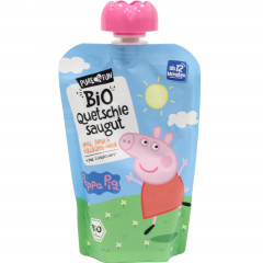 Przecier Peppa Pig bio jabłko-gruszka pink 100g sasz 