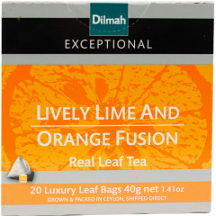 Dilmah Exceptional Lively Lime and Orange Fusion 20x2 g