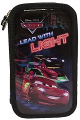 Piórnik z wyposażeniem dwukomorowy cars 35 