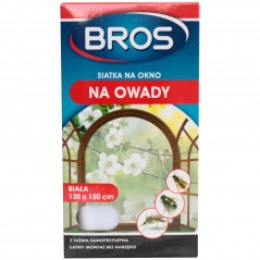 Siatka na okno bros biała. 