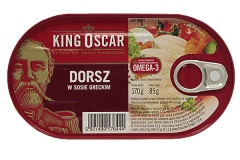 Dorsz w Sosie greckim 