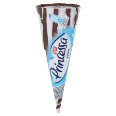 Lody princessa zebra rożek 