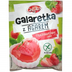 Galaretka z agarem truskawkowa 