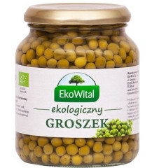 Groszek zielony w zalewie bio 