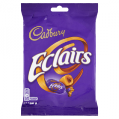 Cukierki cadbury karmelowe eclairs 166g 