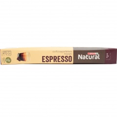 Spar natural kawa espresso organiczna kapsułki 
