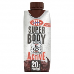 Mlekovita SBA Napój proteinowy o smaku czekoladowym UHT 350g