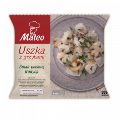 Uszka mateo mrożone z grzybami 300g 