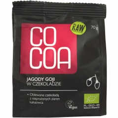 Jagody goji bio w surowej czekoladzie 