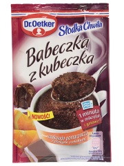 Babeczka z kubeczka smak czekolada-pomarańcza Dr.Oetker