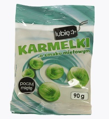 Karmelki miętowe lubię:) 