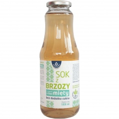 Sok z miętą z pnia brzozy bez dodatku cukru Oleofarm