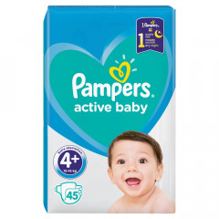 Pampers pieluchy ab vp s4+ 45szt 